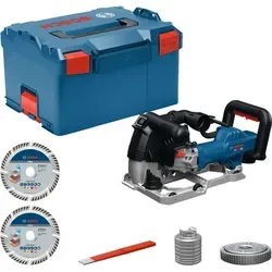 Bosch Professional Mauernutfräse GNF20-40 in L-BOXX 238 - Leistungsstarke Mauernutfräse für präzise Schnitte bis 40 mm. Ergonomisches Design und verbesserte Staubabsaugung sorgen für komfortables Arbeiten. Ideal für Mauerwerk, Sandstein und Beton.