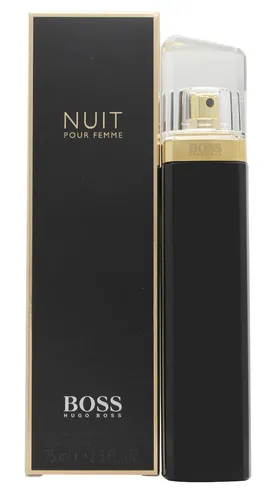 Hugo Boss Nuit pour Femme Eau de Parfum 75 ml - Raritäten - Ein unwiderstehlicher Duft für die selbstbewusste Frau, der die Nacht zum Tag macht und mit seinem eleganten Aroma begeistert.