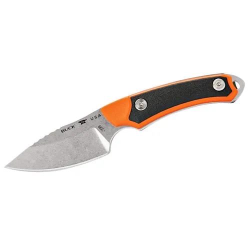 Buck Knives Taschenmesser Alpha Scout Select Orange/Schwarz 662ORS - Vielseitiges Taschenmesser für Jagd und Outdoor, mit robustem Design und griffsicherem Griff für optimale Handhabung.