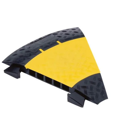 Gifas Electric Kabelbrücke KAB.5.MIDI 45° - Praktische Kabelbrücke für sichere Leitungsführung, robust aus Kunststoff, ideal für den Einsatz im Innenbereich, Farbe schwarz, schützt vor Stolperfallen.