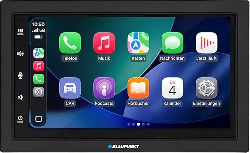 Blaupunkt Rotterdam 600 DAB - 2-DIN Car-Multimedia mit 7 Zoll Touchscreen - Digital Media-Receiver mit DAB+, Apple CarPlay, Android Auto und 180 Watt Verstärker für herausragende Klangqualität und einfache Smartphone-Anbindung.