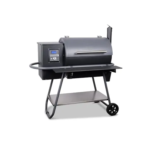 MOESTA-BBQ 19883 Sheriff Pelletgrill - Modell 2024 - Holzpelletgrill mit 2 Grillrosten, digitaler Steuereinheit und Temperaturen bis 310°C für vielseitiges Grillvergnügen. Perfekt für Pulled Pork, Ribs und mehr.