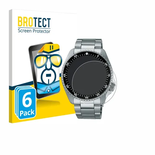 6x Display Schutz Folie für Seiko 5 Sports SRPM11K1 Zubehör Transparent