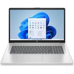 HP Notebook Core i7 17,3 Zoll 16GB RAM 2TB SSD - Silber - Das HP Notebook überzeugt mit leistungsstarkem Intel Core i7 und langanhaltender Akkulaufzeit. Ideal für Unterwegs, mit großem Full HD-Display für beste Unterhaltung und zahlreichen Anschlussmöglichkeiten.