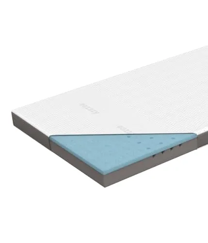 Genius eazzzy Matratzentopper Deluxe 200 x 200 x 9 cm - atmungsaktiv, orthopädisch mit 30% mehr Höhe für optimalen Schlafkomfort und längere Matratzenlebensdauer