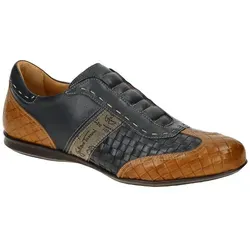 Galizio Torresi 317820 19540 Slipper blau 40 EU - Herren-Halbschuhe in Größe 40, sportlich und bequem mit hochwertigem Leder-Obermaterial und Gummizugverschluss für einfachen Einstieg.