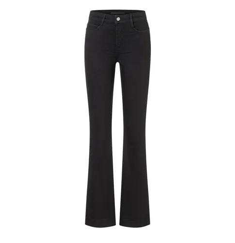 MAC Bootcut-Jeans BOOT im Five-Pocket Style - Hochwertige Bootcut-Jeans in Schwarz, elastisch und bequem, ideal für lässige Outfits. Perfekt für Frauen in Größe 44, mit klassischem Five-Pocket-Design.