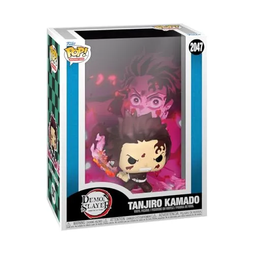 Demon Slayer: Kimetsu no Yaiba POP! Game Cover Vinyl Figur Tanjiro 9 cm - Spielfiguren: Coole 9 cm große Tanjiro Vinyl-Figur aus Funkos 'POP!'-Reihe, perfekt für Sammler und Fans von Demon Slayer.