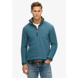 Superdry Herren Polar Fleecejacke mit halblangem Reißverschluss Orion Blau M - Klassische Superdry Fleecejacke mit halblangem Reißverschluss. Ideal für den Lagenlook. Hergestellt aus luxuriösem Fleece-Material für besonderen Komfort und vielseitigen Stil.