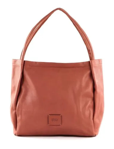 FREDsBRUDER Shopper Airy - Stylischer Shopper aus Rindsleder in Muddy Rose, mit geräumigem Hauptfach und praktischem Zipper. Ideal für den urbanen Alltag – perfekt für DIN A4 Unterlagen und mehr!