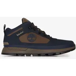 TIMBERLAND Field Trekker Mid Boots - Herren Winterstiefel Blau-Beige - Moderne Herren Mid-Cut Boots für Alltag und leichte Outdoor-Touren. Komfortabel, stabil und mit sicherem Grip dank profilierter Gummi-Außensohle. Hochwertiges Leder und ReBOTL Futter sorgen für Qualität und Langlebigkeit.