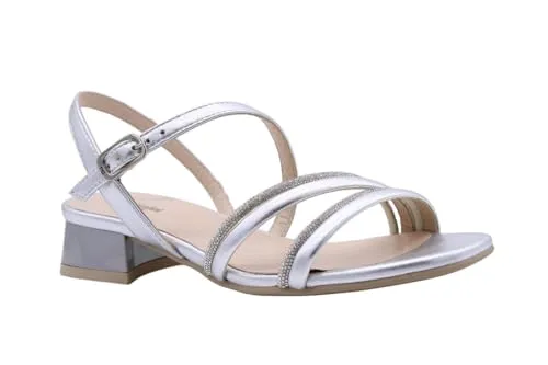 Nero Giardini Sandaal Zilver 38 - Wanderschuhe in elegantem Silber, ideal für stilvolle Outdoor-Abenteuer mit hohem Tragekomfort.