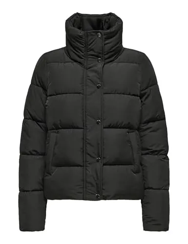 Steppjacke "ONLNEWCOOL PUFFER JACKET OTW NOOS" - Gr. XS (34), Black - Funktionsjacken, leichte und stylische Steppjacke für kalte Tage, ideal für unterwegs und gemütliche Abende im Garten.