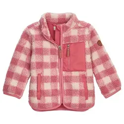 FIRST INSTINCT Kinder Unterjacke FIOW 50 MNS FLC JCKT - Funktionsjacke aus kuscheligem Sherpa Fleece, ideal als Übergangsjacke oder Midlayer, mit elastischen Bündchen für perfekten Sitz und praktischem Namensetikett.