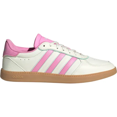 Adidas Breaknet Sleek - weißer Sneaker für jeden Tag - Sneaker in cleanem Design mit perforierten Details für Atmungsaktivität. Ideal für jeden Anlass, dank weichem Obermaterial und klassischer Gummiaußensohle.