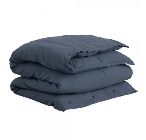 Gant Bettwäsche Einzelbettbezug Cotton Linen Sateen Blue 155x220cm - Bettwäsche-Sets aus der eleganten GANT HOME-Kollektion, hergestellt aus hochwertigen Materialien für einen lässigen und stilvollen Look.