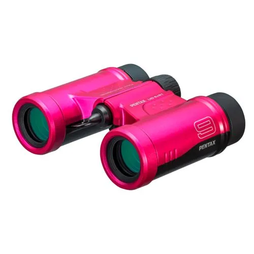 Pentax UD 9x21 pink - Superkompaktes Fernglas - Ferngläser: Ultra leichtes Design mit nur 195 g, ideal für Reisen und Naturbeobachtungen. Genießen Sie klare Sicht dank mehrfach vergüteter Linsen und Full Multi Coating.