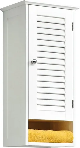 Saphir Hängeschrank "Quickset 928" - Wand-Badschrank, 1 Tür, 1 Einlegeboden, Weiß - Praktischer Wand-Badschrank mit 1 Tür und 1 Einlegeboden. Ideal zur optimalen Nutzung kleiner Räume. Melaminharzbeschichtet für eine langlebige Oberfläche.