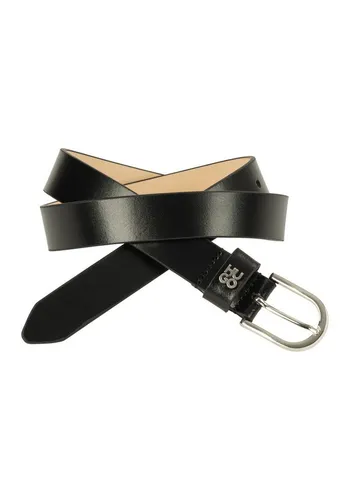 Ledergürtel HUGO "Zoey HU-GO Sz25" - Damen, Gr. 75, Schwarz - Eleganter Ledergürtel von HUGO mit 2,5 cm Breite und stufenlos verstellbarer Einfachdornschließe. Ideal für formelle und legere Outfits, sorgt für einen stilvollen Look.