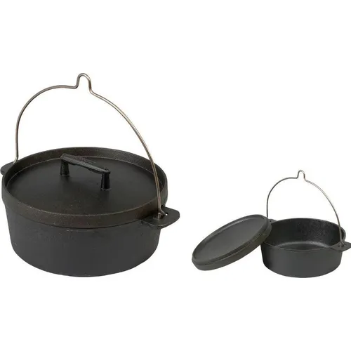Skeppshult Gusseisen Topf Dutch Oven 0855 - Hochwertiger Dutch Oven aus Gusseisen, ideal für langsames Garen und perfekte Grillgerichte, Kategorie: Servieren, Grillgeschirr