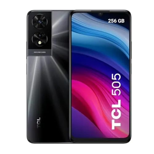 Smartphone TCL T509K3-2ALCA112 - Handy ohne Vertrag mit Octa-Core-Prozessor, 6 GB RAM und 256 GB Speicher. Ideal für Technikliebhaber, die Leistung und Speicherplatz schätzen.