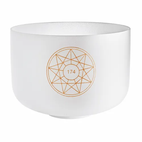MEINL SOLCSB12-174 Sonic Energy Kristallklangschal - Kristallklangschal für harmonische Klangerlebnisse, ideal für kreative Entspannung und Klangtherapie.