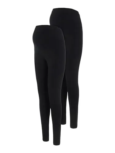 Mama Licious MLEMMA Long Legging - Hochwertige Leggings für Schwangere - Leggings für Schwangere, Slim Fit mit hoher Taille, aus 50% Bio-Baumwolle für besten Tragekomfort und Style während der Schwangerschaft.