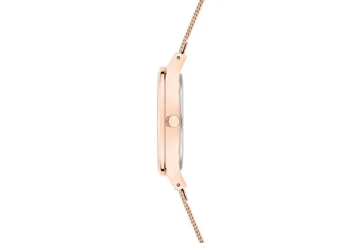 Tamaris Damenuhr - Elegante Armbanduhr mit schmalem Roségold-Meshband - Die stilvolle Tamaris Damenuhr kombiniert klassisches Design mit modernem Flair. Robust mit kratzunempfindlichem Glas und geprüft wasserdicht bis 3 bar. Ideal für jeden Anlass, mit praktischem Echtlederband und zuverlässigem Quarzwerk.