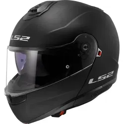 LS2 FF908 Strobe II Solid Klapphelm 3XL - Motorradhelm mit verstärktem Kinnriemen und UV-kratzfestem Visier. Ideal für Sicherheit und Komfort auf jeder Fahrt.