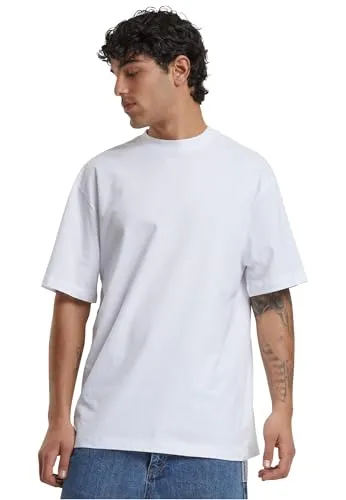 Urban Classics Herren Tall Tee – Oversize T Shirt mit extra langem Schnitt und lockerer Passform für Streetwear Looks Freizeit Outfits und Alltag