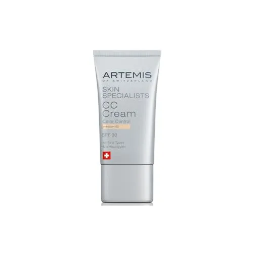 Artemis of Switzerland Skin Specialists CC Cream medium 50 ml - CC Creme für einen makellosen Teint, bietet Farbkorrektur und Pflege in einem, ideal für alle Hauttypen.