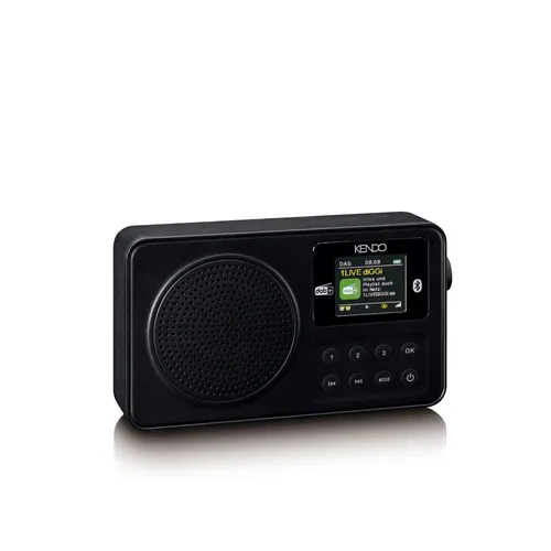 Kendo portable DAB+ 24EX Digitalradio - Schwarz - DAB+ Digitalradio mit tragbarem Design, ideal für unterwegs und bietet kristallklaren Empfang für Ihre Lieblingssender.