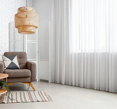 GARDINESTAN JUNG CFO GmbH Halbtransparente Gardine in Weiß mit Kräuselband - Elegante Gardine in Leinenoptik, ideal für stilvolle Fensterdekoration. Mit praktischen Maßen von 150 cm x 210 cm sorgt sie für ein angenehmes Raumklima und bringt Licht ins Zuhause.