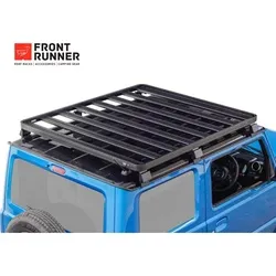 Dachträger Slimline II für Suzuki Jimny II - Front Runner - Gepäckträger für Suzuki Jimny (2018 - heute), mit einfacher Montage ohne Bohrungen, aus robustem T6 Aluminium und korrosionsbeständigem Stahl, ideal für Abenteuer und Reisen.