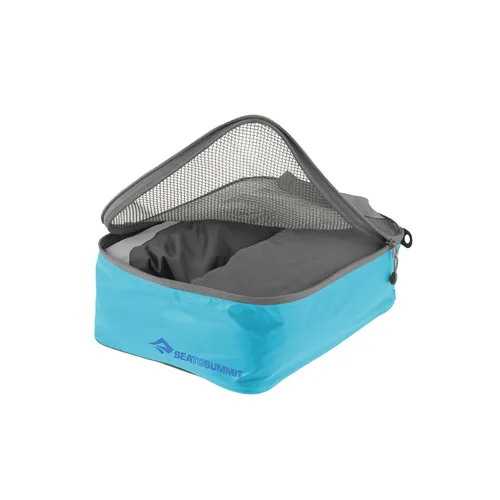 Sea to Summit Ultra Sil Kleider-Netztasche M, blau - Transportbeutel & Packwürfel, ultraleicht und wasserabweisend – perfekt zum Organisieren und Separieren Ihrer Reiseutensilien.