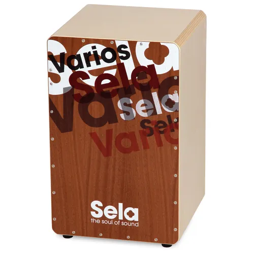 Sela SE 013 Varios Cajon - Percussion-Instrument mit herausnehmbaren Snaresystem, 15mm Birkenkorpus und Clap Corners. Ideal für Einsteiger und Profis, Made in Germany.