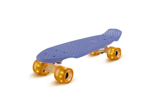 fun pro Skateboard Mini Cruiser Skateboard - Skateboard für Downhill, Freeride und mehr, in stylischem Blau, ideal für kreative Fahrstile und entspannte Cruising-Touren.