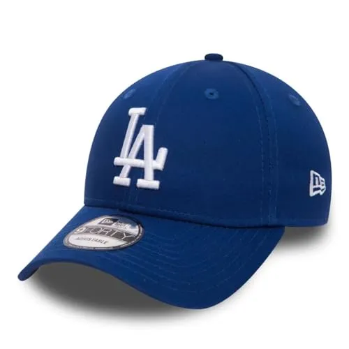 New Era Los Angeles Dodgers League Essential Blue 9Forty Adjustable Cap - One-Size - Sportfan Mützen & Hüte, stylische und verstellbare Kappe für echte Dodgers-Fans, ideal für jeden Anlass.