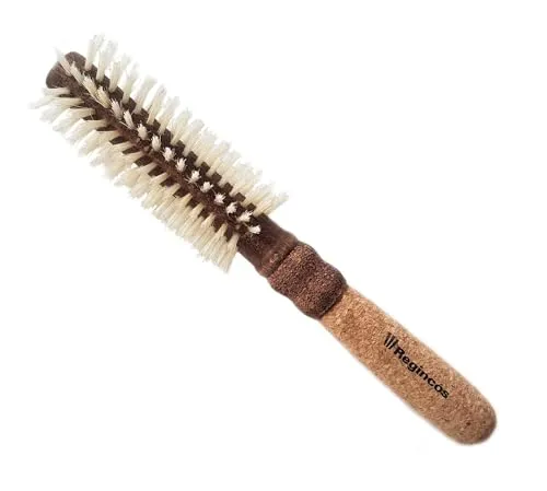 Regincós e.CORK Blonde 22329 Rundbürste S 19/40 mm - Haarbürsten mit Korkgriff, besonders leicht und wasserabweisend, ideal für schonendes Styling ohne statische Aufladung.