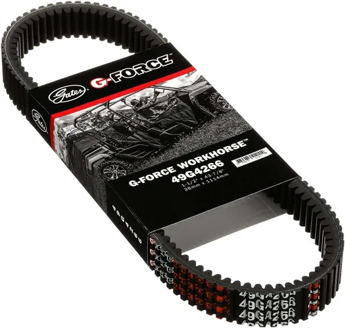Gates CVT-Antriebsriemen G-Force WorkHorse 49G4266 - Autoteile für optimale Leistung, strapazierfähig und langlebig für zuverlässigen Antrieb in Fahrzeugen.