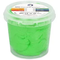 AFH Webshop Handmuskeltrainer Therapieknete Light, 6 Härtegrade für unterschiedliche Trainingsstände grün
