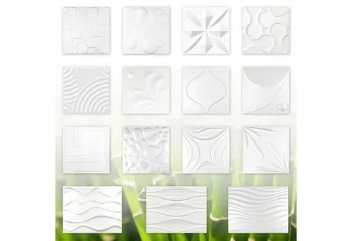3D Paneele aus 100% Naturmaterial - Stabil und Dämmend für Wand- und Deckenverkleidung - Gestalte deine Innenräume kreativ mit unseren 3D Paneelen aus Bambusfaser und Zuckerrohr. Stabil, druckfest und schalldämmend – ideal für eine stilvolle Raumgestaltung. Erhältlich in verschiedenen Designs.
