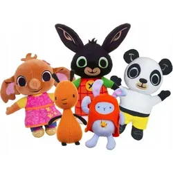Spectron Bing und Boyfriends Plüschtier-Set (35 cm) - Plüschtier-Set mit hochwertiger Verarbeitung, perfekt für Kinder zum Kuscheln und Spielen.