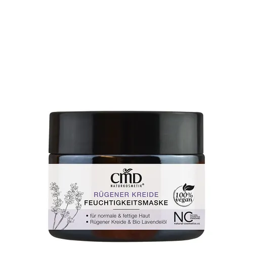 CMD Naturkosmetik Rügener Kreide Feuchtigkeitsmaske - Gesichtsmasken für eine vitalisierte und regenerierte Haut, angereichert mit Bio Naturölen und Aloe Vera für extra Pflege und Feuchtigkeitsregulierung.