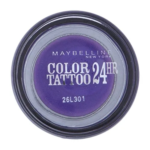 Maybelline New York Lidschatten Eyestudio Color Tattoo 24h Endless Purple 15 / Gel-Cream Eyeshadow Lila metallic, langanhaltend, 1 x 4 g