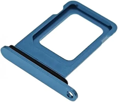 MMOBIEL SIM Kartenhalter Kompatibel mit iPhone 12-6.1 inch - 2020 - SIM Card Tray Schlitten - Inkl. Gummidichtung und SIM Pin - Blau