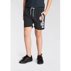 Ellesse Badehose BERVIOS für Jungen schwarz 140/146 (10/11) - Sportliche Bademode in klassischem Schwarz, ideal für den Sommer. Mit elastischem Bund und praktischen Eingrifftaschen für zusätzlichen Komfort.