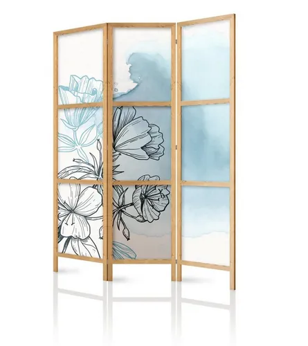 Framed Concept Paravent Raumteiler aus Holz im orientalischen Stil, 3-teilig - Eleganter Raumteiler aus hochwertigem Holz, ideal zur Gestaltung von Wohnräumen. Mit seinem orientalischen Design verleiht er jedem Raum eine besondere Atmosphäre.