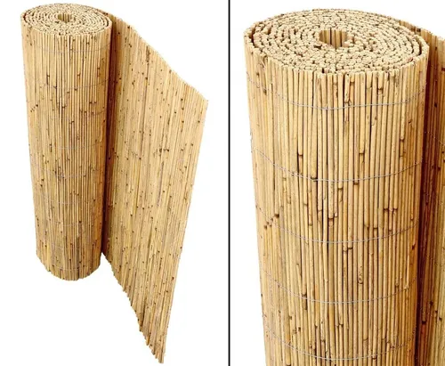bambus-discount Schilfrohrmatte "Beach" – 80 x 600 cm Sichtschutz - Sicht-, Wind- & Lärmschutzwände: Hochwertige, natürliche Schilfrohrmatte für Balkon, Zaun und Garten – idealer Sichtschutz und dekorative Verkleidung.