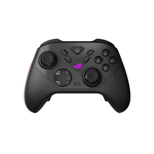 ASUS ROG Raikiri II Xbox Wireless Gaming Controller - Tri-Mode-Konnektivität - Vielseitiger Gaming-Controller für Xbox Series X|S und PC mit rutschfestem Griff, langer Akkulaufzeit von bis zu 50 Stunden und programmierbaren Tasten für individuelles Gameplay.